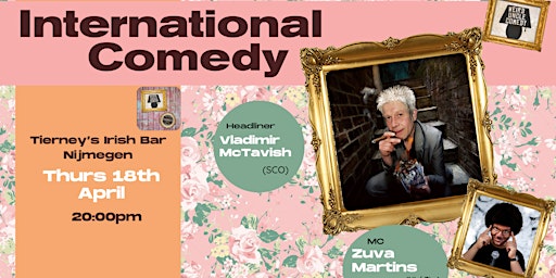 Imagem principal de International Stand Up Comedy @Tierneys, Nijmegen