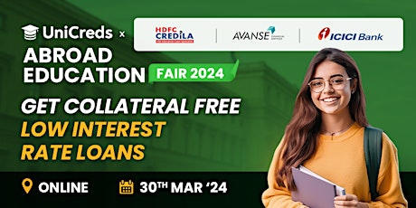 UniCreds Study Abroad Loan Fair - Virtual