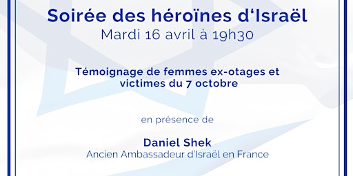 Image principale de Soirée des Héroïnes d'Israël à Bordeaux