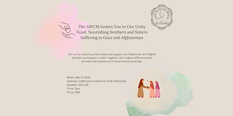 Fundraising event for Gaza and Afghanistan