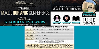 M.A.L.I. 12th Annual Qur'anic Conference 2024 primary image