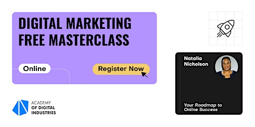 Primaire afbeelding van Digital Marketing Free Masterclass