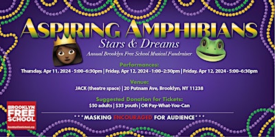 Imagem principal do evento Aspiring Amphibians: Stars and Dreams