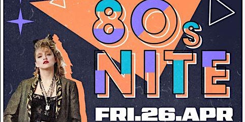 Imagem principal do evento 80s-Nite @ Sandinos Main Venue