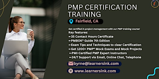 Image principale de PMP Exam Prep Instructor-led Certification Training Course in Fairfield, CA
