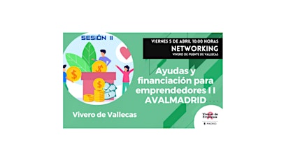 Networking. AVALMADRID – Ayudas y financiación para emprendedores