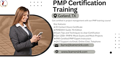 PMP Exam Prep Instructor-led Certification Training Course in Garland, TX primary image