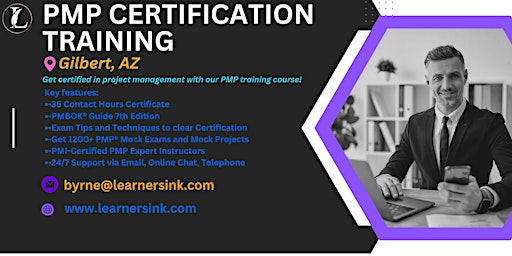 Imagem principal de PMP Exam Prep Instructor-led Certification Training Course in Gilbert, AZ