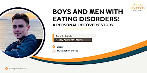 Boys and Men with Eating Disorders: A Personal Recovery Story primary image