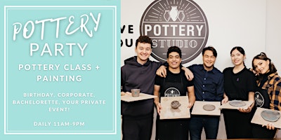 Imagen principal de Private Party with Pottery Class PLUS