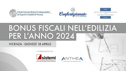 Incontro: BONUS FISCALI NELL'EDILIZIA PER L'ANNO 2024