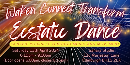 Primaire afbeelding van Ecstatic Dance @ Sahara Studio, Saturday 13th April 2024