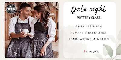 Primaire afbeelding van Love and Clay: Couple's Pottery Class - Midtown