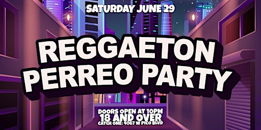 Primaire afbeelding van Reggaeton Perreo Party in Los Angeles! 18+