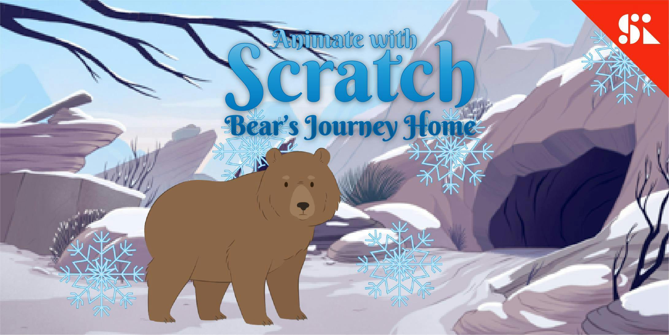 Animate with Scratch: Journey Home with Bear, [Ages 7-10], 15 Dec (Sun 9:30AM) @ Thomson