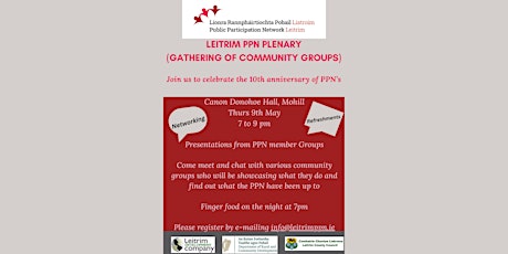 Leitrim PPN Plenary (Gathering of Community Groups)