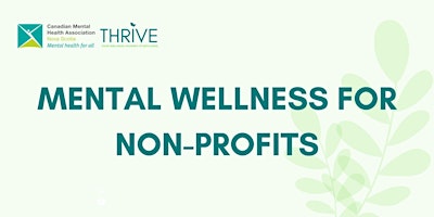 Mental Wellness for Non-profits primary image