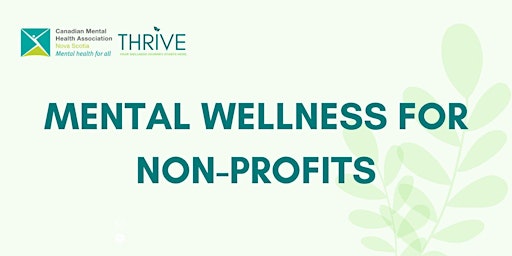 Imagem principal do evento Mental Wellness for Non-profits