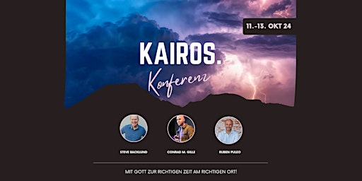 Imagem principal do evento KAIROS.  Konferenz  11. - 13. Oktober 2024