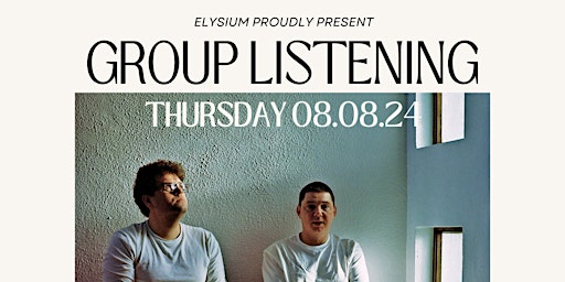 Group Listening plus special guest Angharad Jenkins