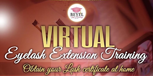 VIRTUAL Beginner Eyelash Extension Training primary image