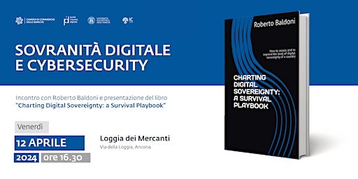 Imagem principal do evento "Sovranità digitale e cybersecurity", con Roberto Baldoni, 12/04/24