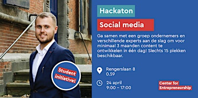 Imagen principal de Student Initiative | Social Media Hackathon | Ian Torenvlied (Merkbrouwers)
