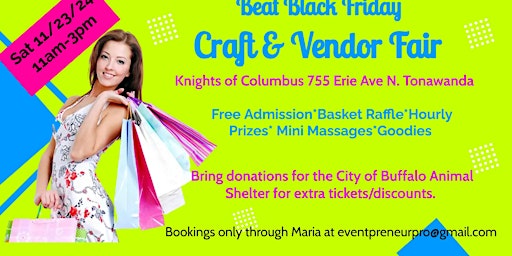 Primaire afbeelding van Beat Black Friday Craft & Vendor Fair