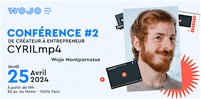 Hauptbild für Masterclass #2 CyrilMP4  : de créateur de contenu à entrepreneur