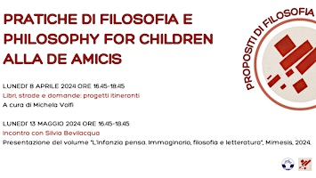 Primaire afbeelding van Pratiche di filosofia e philosophy for children alla De Amicis