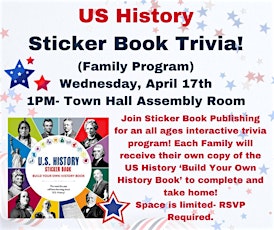 U.S. History Sticker Book Trivia (All Ages)