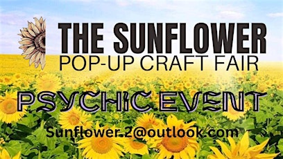 Sunflower craft /psychic indoor outdoor event