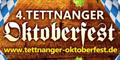 Hauptbild für 4. Tettnanger Oktoberfest - Samstag, 19.10.2019