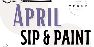 April Sip & Paint primary image