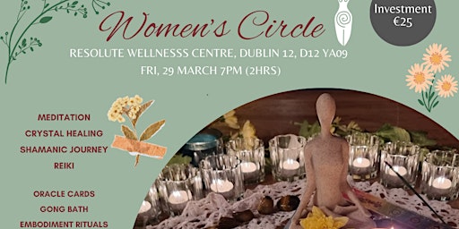 Image principale de Beautiful Women's Healing Circle taking place on Good Friday