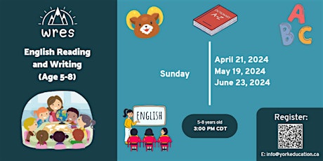 English Reading and Writing (Ages 5-8)