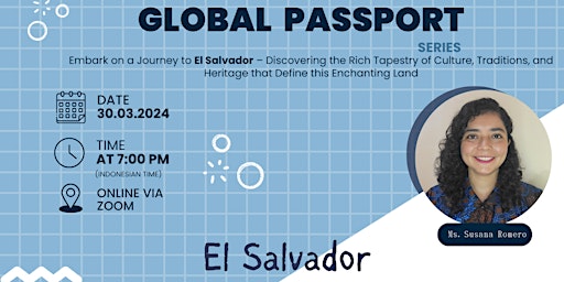 Imagem principal do evento The Global Passport Series: El Salvador