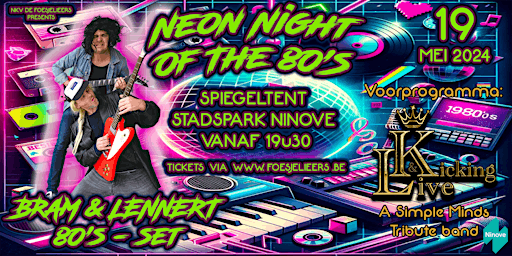 Imagem principal do evento Neon Night Of The 80's