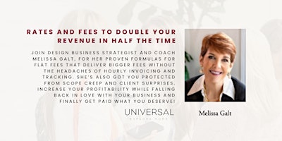 Primaire afbeelding van Rates and Fees to Double your Revenue in Half the Time