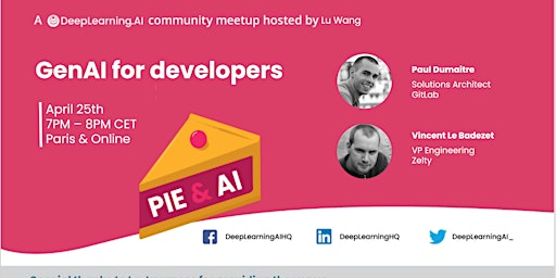 Imagem principal de Pie & AI: Paris - GenAI for developers with GitLab