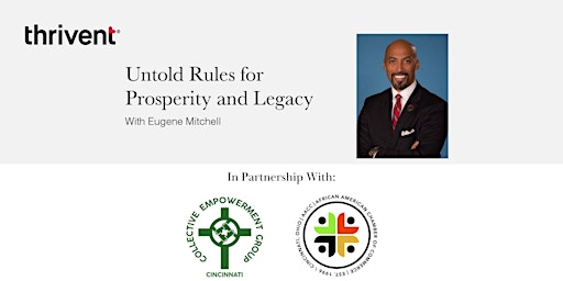 Imagen principal de Untold Rules for Prosperity and Legacy with Eugene Mitchell (Cincy)