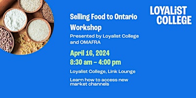 Immagine principale di Selling Food to Ontario Workshop 