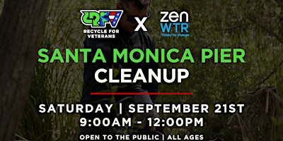 Santa Monica Pier Cleanup with Veterans! primary image