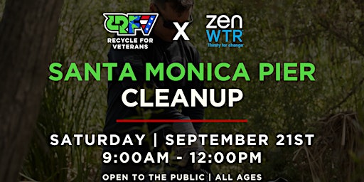 Santa Monica Pier Cleanup with Veterans!  primärbild