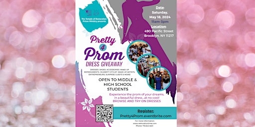 Imagem principal do evento Pretty 4 Prom Dress Giveaway