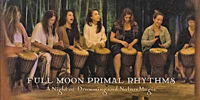 Imagen principal de Full Moon Primal Rhythms: A Night of Drumming and Nature Magic