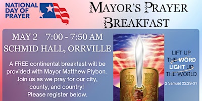 Primaire afbeelding van Mayor's Prayer Breakfast