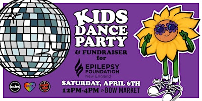 Imagen principal de Kids Dance Party & Epilepsy Fundraiser