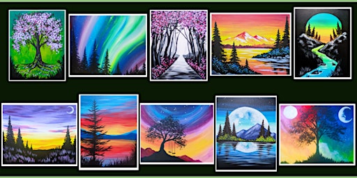 Immagine principale di Pints and painting: Happy Tree landscapes 