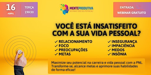 Imagem principal de Webinar Gratuito - Palestra Motivacional